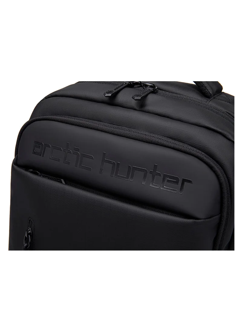 ARCTIC HUNTER Black Travel Backpack for Men 21 L Durable Premium Water-resistant Shoulder Laptop Daypack for Office Business Travel College School, B00534, Black  | Best Price UAE